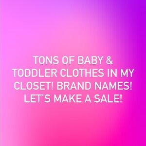 Baby & Toddler Clothes Sale